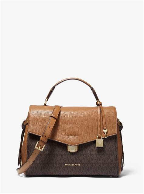 michael kors bristol logo satchel|MICHAEL Michael Kors Bristol Medium Top.